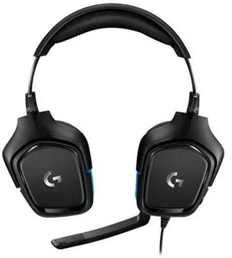 Logitech G431 3.5mm 7.1 Surround Gaming Headphone With Mic ( Black )