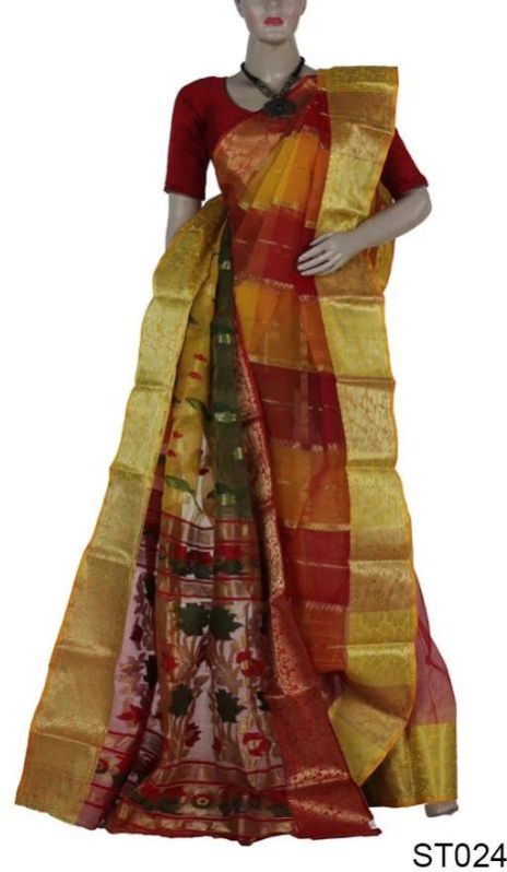 Bengali Trendy Tant Silk Saree
