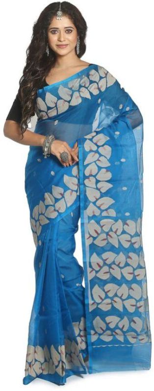 Ethnic Resham Muslin Silk Saree