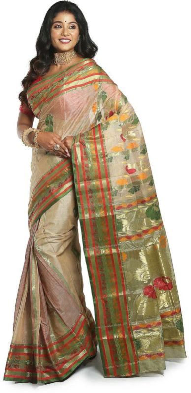 Ethnic Traditional Partywear Bengali Silk Saree