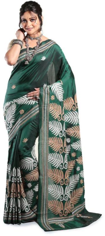 Festival Kantha Stitch Saree