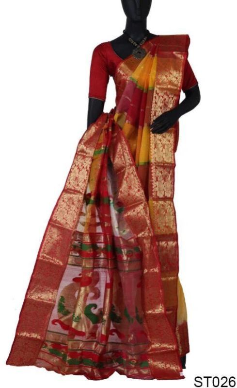 Multicolor Handloom Tantsilk Saree's