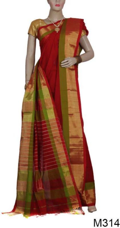 Pure Handloom Maheshwari Saree