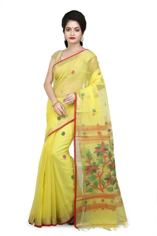 Pure Silk Cotton Bengali Saree