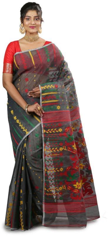 Soft Dhakai Jamdani Saree