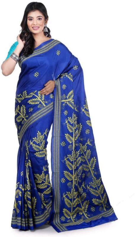 Stylist Art Work Kantha Work Saree