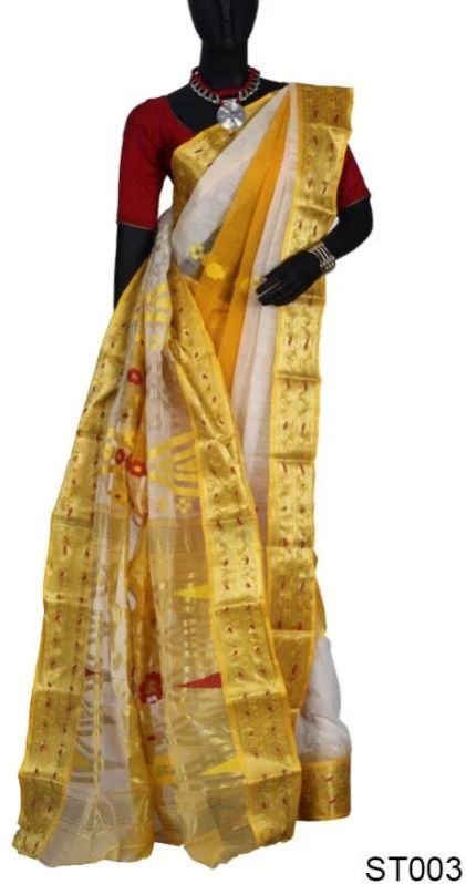 Trendy Bengali Tant Silk Saree's