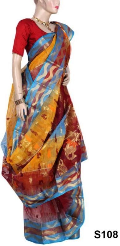 Trendy Bengali Tant Silk Saree
