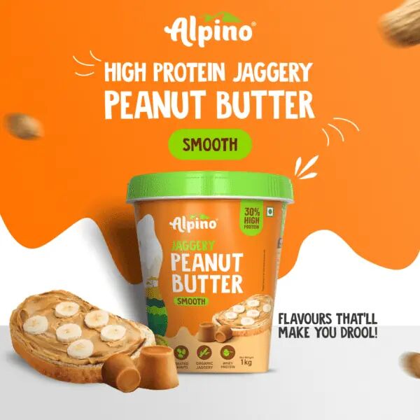 Alpino High Protein Jaggery Peanut Butter Smooth