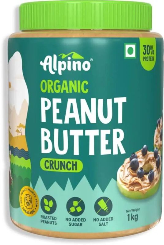 Alpino Organic Natural Peanut Butter Crunch