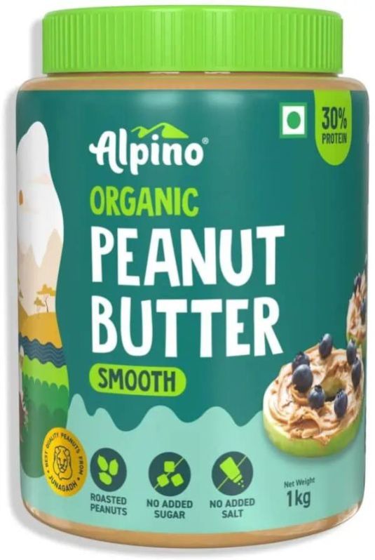 Alpino Organic Natural Peanut Butter Smooth