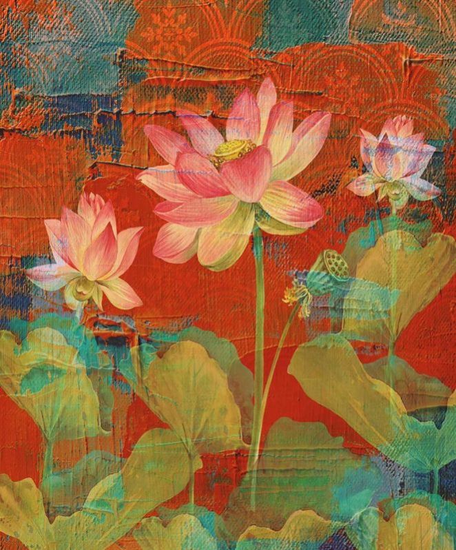 Bohemian Alluring-Lotus Wallpaper