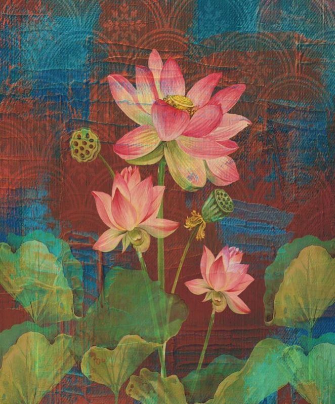Bohemian Charming-Lotus Wallpaper
