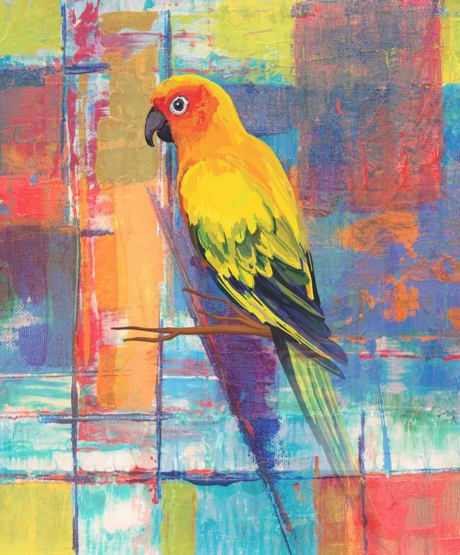 Bohemian Feather-stroke Wallpaper