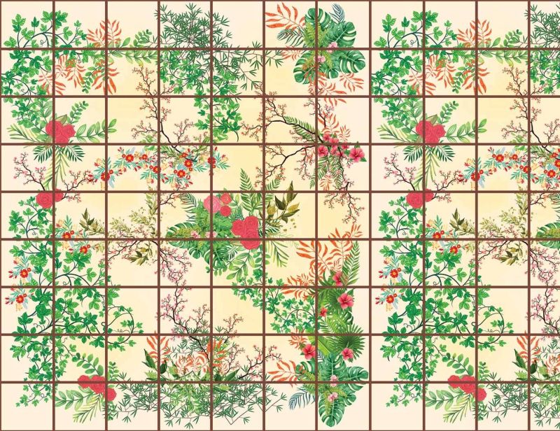 Floral Windows Wallpaper