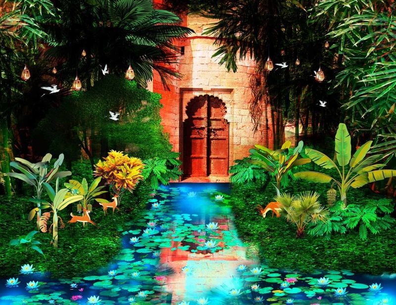 Tropical Hues Wallpaper