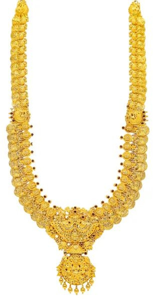 Fusion Kasu Malai Gold Necklace