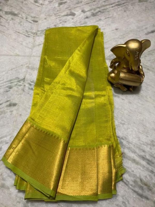 Mangalagiri Saree With Zari Weaving and Sequence