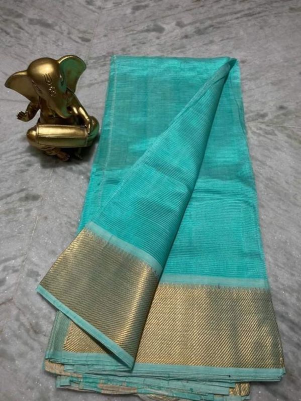 Mangalagiri Saree With Zari Weaving and Sequence