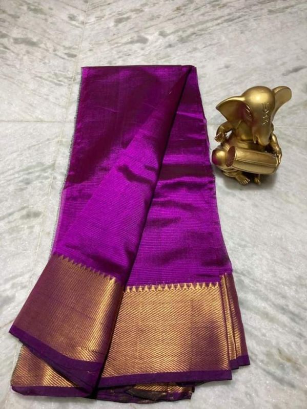 Mangalagiri Saree With Zari Weaving and Sequence