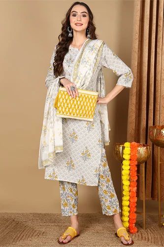 Cotton Ethnic Printed Salwar Suit