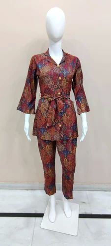 Muslin Printed Co Ord Set