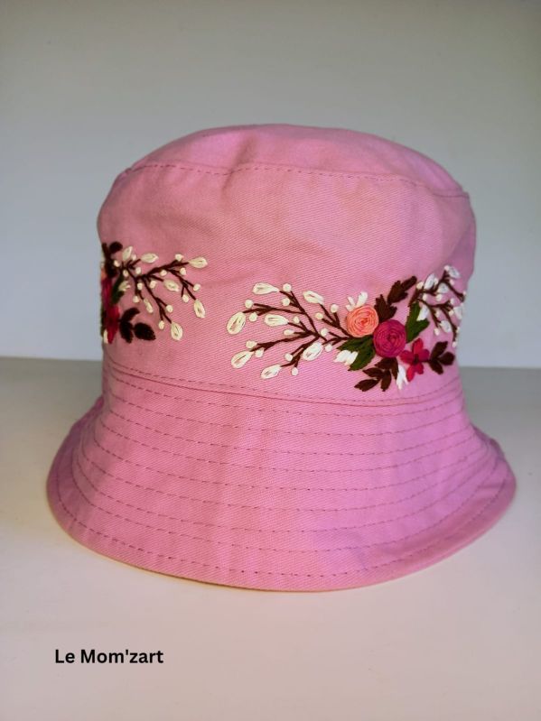 Women\'s Hand Embroidered Floral Hat