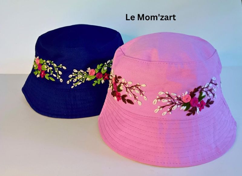 Women\'s Hand Embroidered Floral Hat