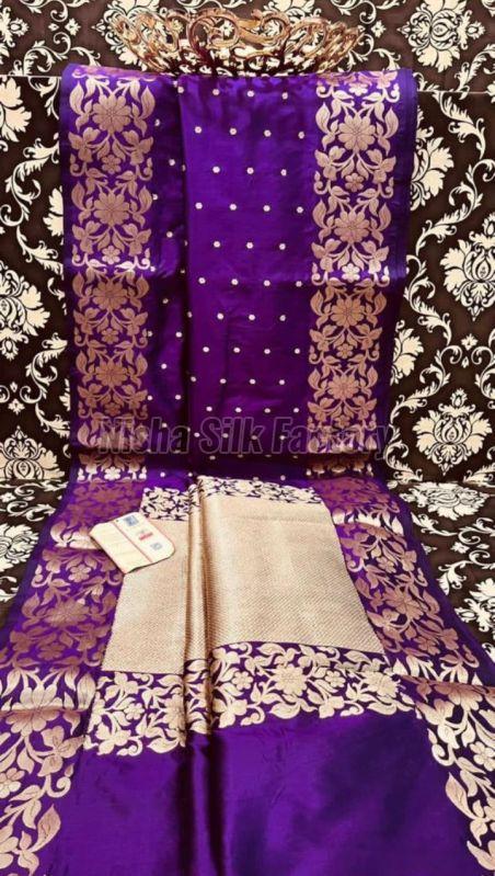 Zari Border Soft Weaving Banarasi Silk Sarees