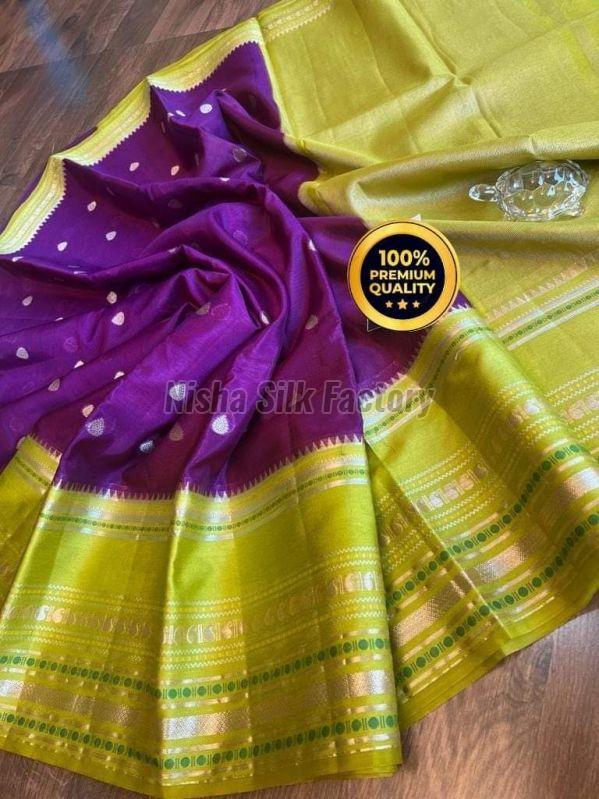 Weaving Banarasi Warm Soft Silk Saree