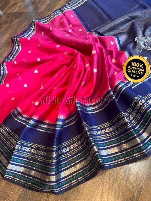 Weaving Banarasi Warm Soft Silk Saree