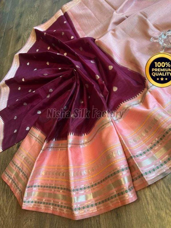 Weaving Banarasi Warm Soft Silk Saree