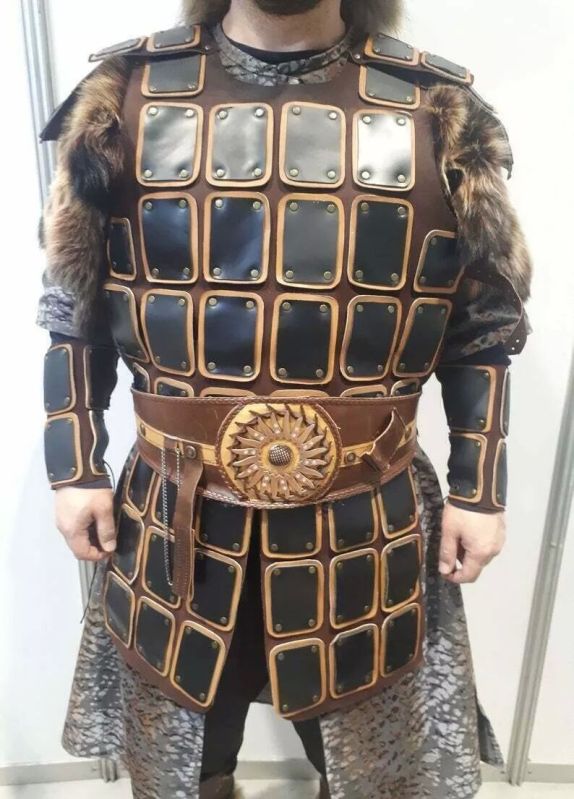 Medieval Mongolian Warrior Leather Turkish Armor