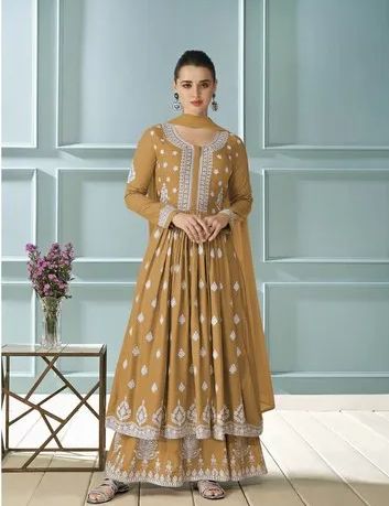 Lakhnavi Embroidery Stitched Suit