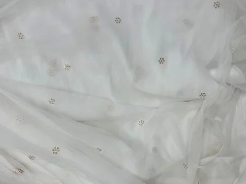 Nylon Sequence Butti Fabric