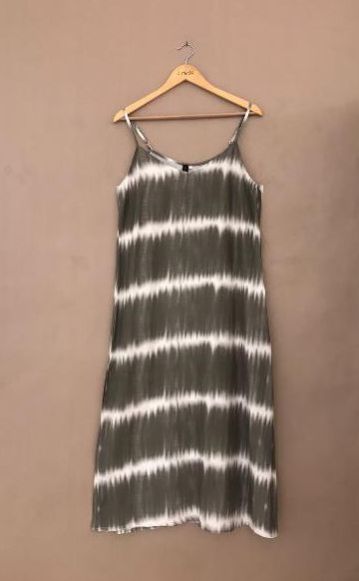 Knee Length Beach Tie Dye Dress