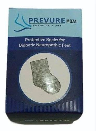 Grey Antibacterial Diabetic Socks