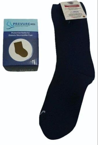 Navy Blue Antibacterial Diabetic Socks