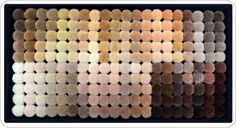 Sky 200 Shades Beige Pom Box Wool