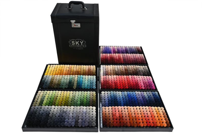 Wool Pom Box Sky 1400 Shades