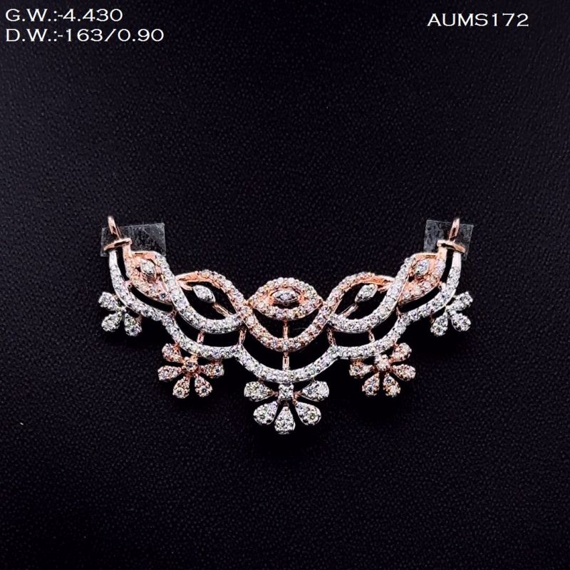 AUMS172 Ladies Diamond Mangalsutra Pendant