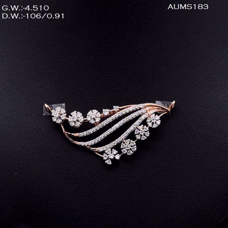 AUMS183 Ladies Diamond Mangalsutra Pendant