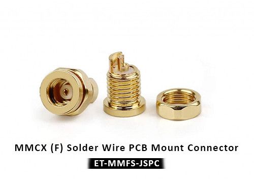 Mmcx (F) Solder Wire PCB Mount Connector