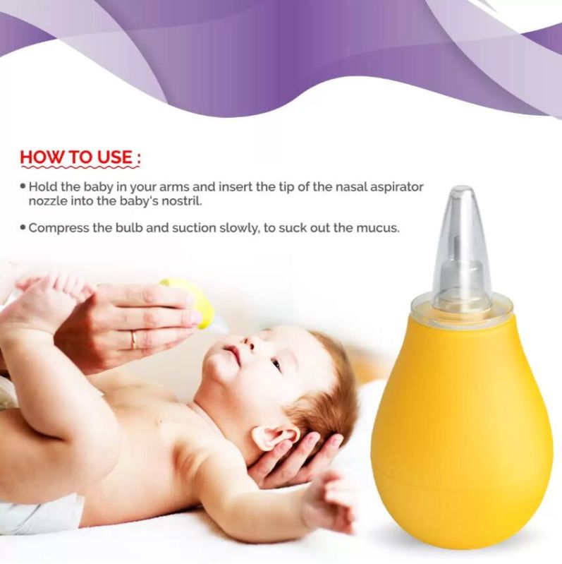 Materista - Nose Cleaner Aspirador Nasal,for 0 Month Babies Soft Silicone Nozzle