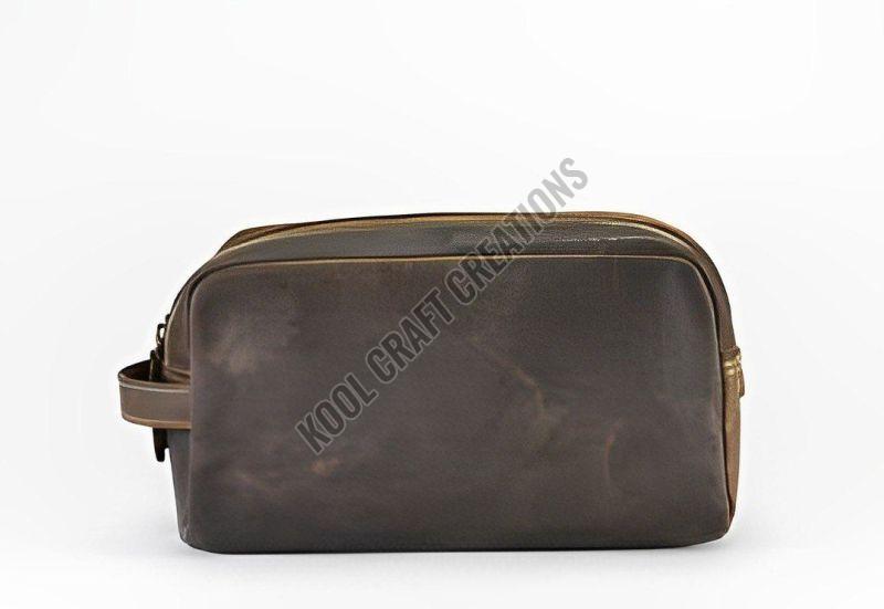 Buffalo Leather Toiletry Bag