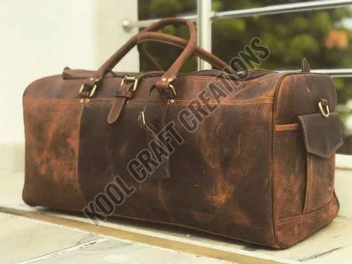 Leather Vintage Duffle Bag