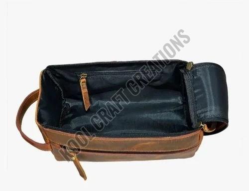 Genuine Leather Toiletry Bag