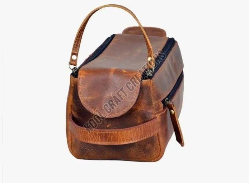 Genuine Leather Toiletry Bag