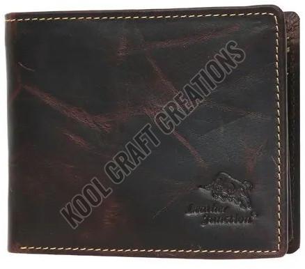 Mens Bi Fold Leather Wallet