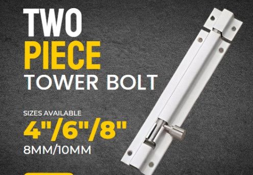 SS Towerbolt 2 Piece, 2-tone Finish